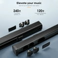 thumbnail image 5 of GCZ Soundbar with Subwoofer, 2.1 CH Separable Sound Bars for TV, Bluetooth/HDMI-ARC/Aux/Opt 3D Surround Sound, 5 of 12