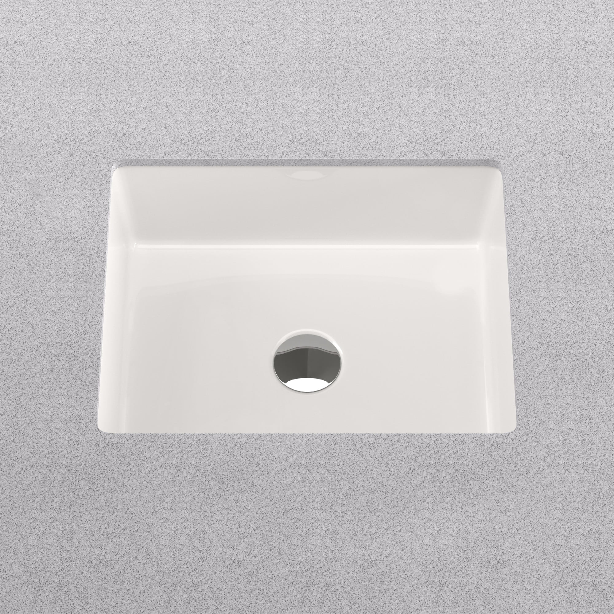 proflo pf1713u 19-7/8" undermount bathroom sink with overflow