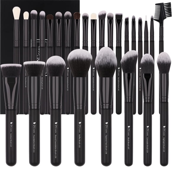 Set de brochas de maquillaje DuCare Professional 27 piezas sintéticas