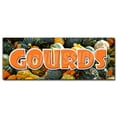 thumbnail image 1 of 48" GOURDS DECAL sticker halloween pumpkins squash decorative ornamental, 1 of 1