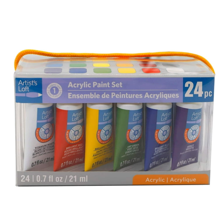 Artist's Loft 24 Pc Acrylic Paint Set *Brand New* Bright Colors & Fast  Shipping
