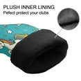 thumbnail image 4 of Golf Head Covers Beautiful Horse Design for Driver, Wood & Hybrid, Premium Waterproof PU Leather with Plush Lining, Elegant Animal Golf Gifts, 4 of 10