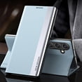thumbnail image 2 of Thin Slim Flip Case for Samsung Galaxy A54 5G with Stand, Business PU Leather Shockproof Protective Phone Cover Case for Samsung Galaxy A54 5G CX Light Blue, 2 of 11