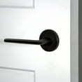 thumbnail image 5 of Viaggio Clomhmbrz_Dd Circolo Hammered Solid Brass Non-Turning Two-Sided Dummy Door Lever, 5 of 7