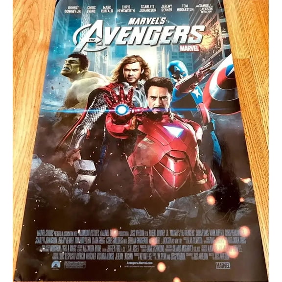 Avengers 2012 mini poster Captain America Hulk Iron Man Thor