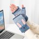 thumbnail image 4 of Guantes con calefacción de invierno Biking Cálido Hecha de punto Mittens USB Interior para exteriores Tamaño sin aislado térmico Suministros para el hogar, 1 par seitruly HA011726-05, 4 of 7