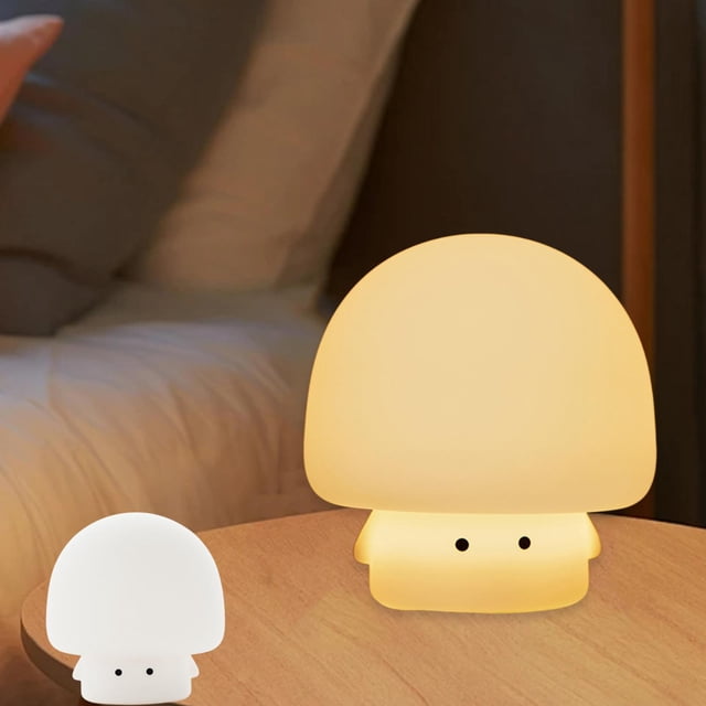 Lámpara nocturna de hongos lámpara linda lámpara portátil lámpara de noche de luz de noche para niños sala de estar de escritorio decoración de habitaciones para niños