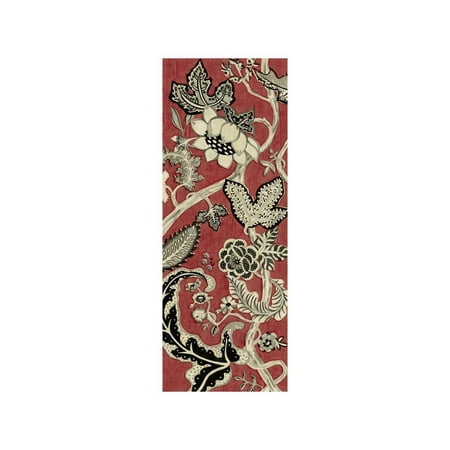 Crimson Embroidery - Crimson Embroidery II Print Wall Art By Chariklia Zarris
