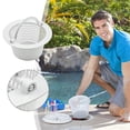 thumbnail image 1 of Kit de limpieza de piscinas | Cesta Skimmer de material ABS | Accesorio de filtro eficiente | Conveniente drenaje de pared | Ajuste universal | Duradero y fácil de instalar | 1 paquete | Rendimiento, 1 of 7