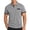 Gray, variant on Guluxicc Men's Pullover Shirts with Pocket Button Classic Fit Short Sleeve Business Casual Shirts for Everyday Wear