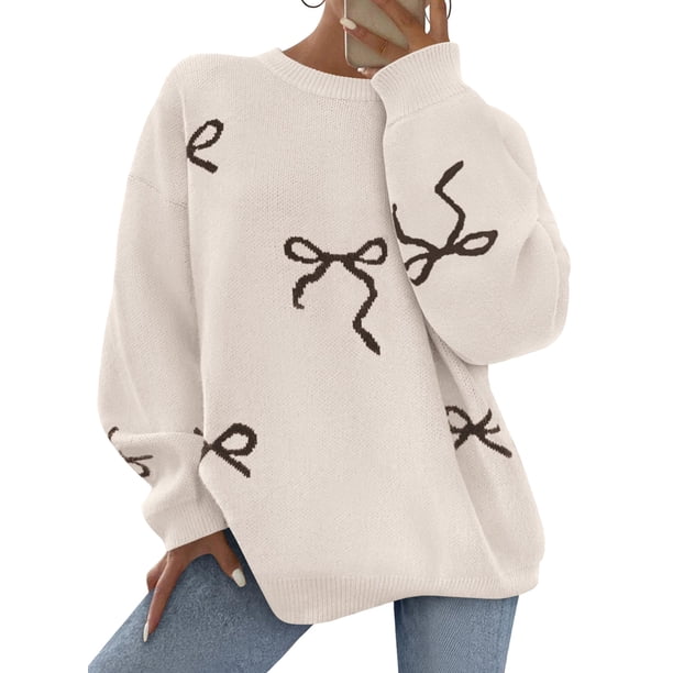 Suéter PRETTYGARDEN de otoño para mujer, tejido grueso de manga larga