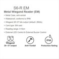 thumbnail image 3 of S6R IP66 Waterproof Metal Access Control LED Indicators 125Khz ID Wiegand 26-34 Card Reader, 3 of 7