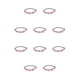 thumbnail image 2 of Jumpingount Diadema de flores 70s trajes para mujer disfraz Hippie elástico 5 pétalos bohemio guirnalda regalos Halloween boda suministros rosa rosado 10piezas Jumpingount CBP351412, 2 of 6