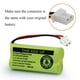 thumbnail image 3 of Batería para teléfono inalámbrico BAOBIAN BT183342, 2,4 V, 400 mAh, Ni-MH, paquete de 4, 3 of 5