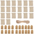 thumbnail image 1 of Bewildely Bolsa de almacenamiento para manualidades DIY de 20 piezas, bolsa de regalo portátil para fiesta de dulces, paquete de bolsillo con cordón, Kits de decoración para fiestas Bewildely HA063111-00, 1 of 6
