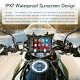 thumbnail image 4 of Carlikeit 5 inch Portable Motorcycle Car Play Screen GPS LCD Display IPX7 Waterproof Monitor For Wireless Apple CarPlay Android Auto, 4 of 6