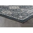 thumbnail image 5 of Madison Traditional 2' x 7' Dark Gray and Cream Polypropylene Indoor Area Rug, 5 of 9