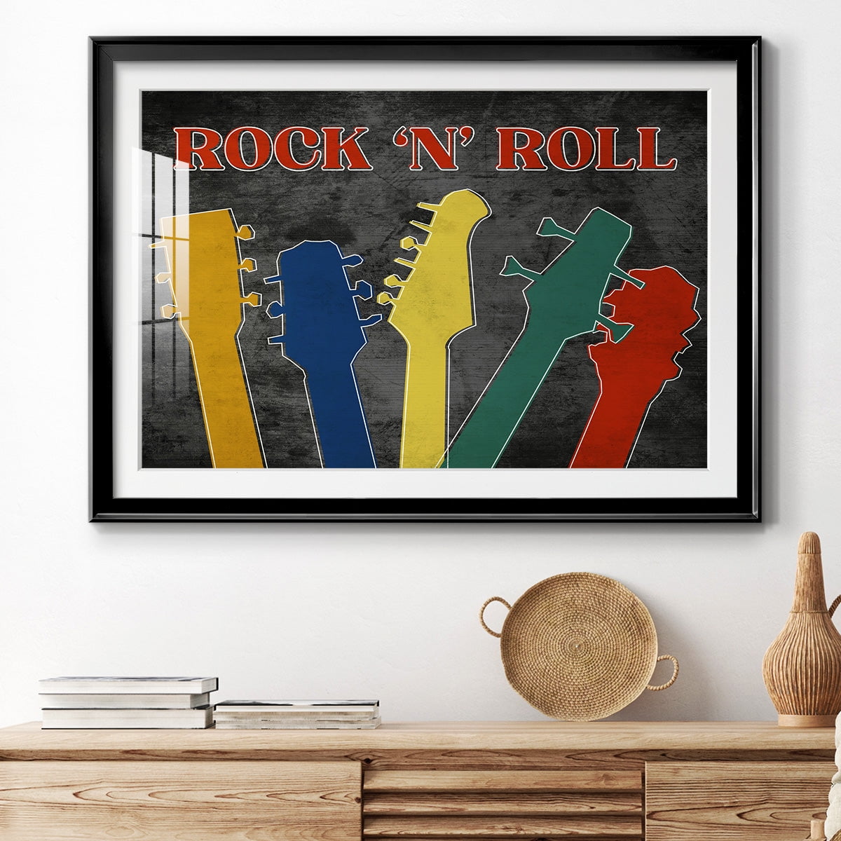 Rock and Roll Premium Framed Print - Ready to Hang