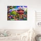thumbnail image 5 of Kit de pintura al óleo por números, construcción de patio trasero sobre lienzo, arte de pared DIY, artesanía Likrtyny decoración de arte, 5 of 9