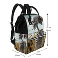 thumbnail image 2 of Kdxio Baby Diaper Backpack,Multi-Function Travel Backpack Nappy Bags,Nursing Bag, Fashion Mummy,Roomy Waterproof for Baby Care(Sunflower Butterfly Skull), 2 of 5