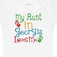 thumbnail image 4 of Inktastic My Aunt in Georgia Loves Me Boys or Girls Baby Bodysuit, 4 of 5