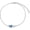 C-Butterfly, variant on 925 Sterling Silver Anklet Foot Bracelet with Crystal from Austria, Anklet Jewelry Gifts for Women 11 Inch Adjustable