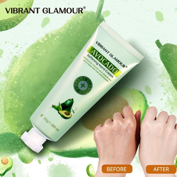 Gzwccvsn Avocado Softening Hand Cream, Hand Cream Moisturizes And Repairs Rough Fine Lines And Horny Skin Dryness Repai, Moisturizers Skincare Products