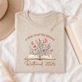 thumbnail image 4 of Jollimate A New Chapter Begins Retired 2026 Shirt, Floral Book Lover Retirement Tee, Gift for Retiring Teacher Librarian, 4 of 6