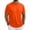 07#Orange, variant on Men's Short Sleeve T-Shirt Crew Neck Casual Tops Solid Color Basic Plain Summer Loose Fit Shirts Army Green 3XL