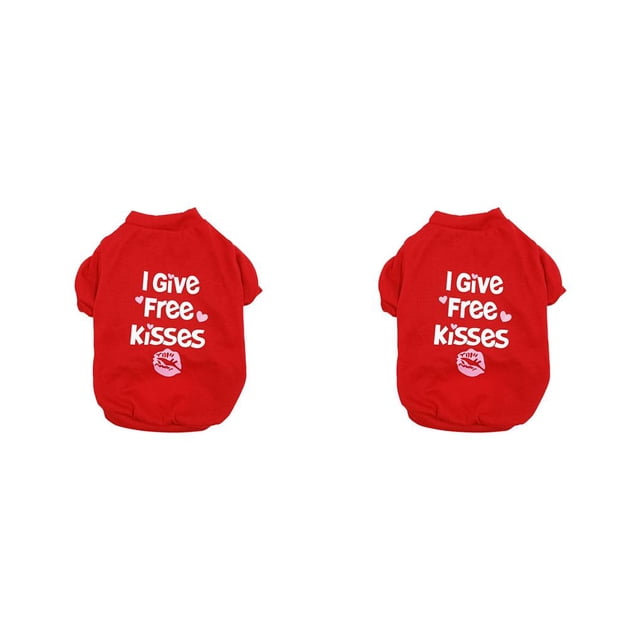 Ropa para mascotas Greeniant Abrigos para mascotas Chaqueta de algodón para perros Rojo S 2piezas