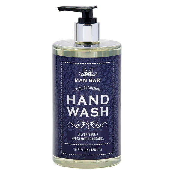 San Francisco Soap Company Jabón para manos en barra para hombre con salvia plateada y bergamota - 16.5 oz