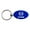 Black, variant on Acura RDX Oval Key Ring (Blue)