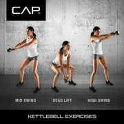 CAP Barbell Cast Iron Kettlebell, Single, 20-Pounds