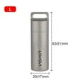 thumbnail image 4 of LIXADA Ti Pill Box Waterproof Mini Pill Box Pocket Pill Box for Outdoor Travel Camping Hiking, 4 of 8