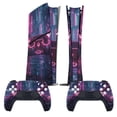 thumbnail image 2 of Skin Sticker for PS5 Slim Standard PS5 Pro Disc Digital Edition Console and Controllers Decals for Playstation 5 (Alien Enviroment,PS5 Slim Disc Edition), 2 of 5