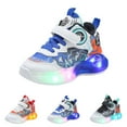 thumbnail image 5 of LUOGENLI Boys Sneakers Size 11C Led Light Up Shoes For Girls Toddler Walking Shoes Girls Kids Children Baby Casual Shoes Boys Sneakers Size 6.5 Boys Sneakers Size 5 Big Kid 29, 5 of 9