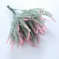 thumbnail image 6 of Flocked Artificial Lavender Bouquets, Faux Lavender Plants, Home Decor Flowers for Living Room, Table, Shelf, Bathroom, No Maintenance Needed, 6 of 6