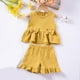 thumbnail image 2 of Odeerbi 0-6 Años Niña Conjunto de Verano Camiseta de Tirantes Con Volantes de Algodón Conjunto de Dos Piezas Sin Mangas, 2 of 9