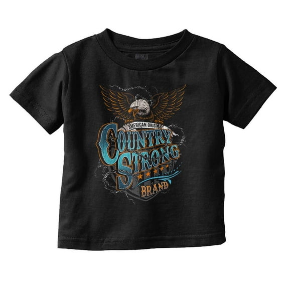 Southern Western American Eagle Toddler Boy Girl T Shirt Infant Toddler Brisco Brands 6M