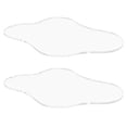 thumbnail image 1 of GOOHOCHY 2 posavasos de acrílico transparente irregulares para taza de café de escritorio, 1 of 8