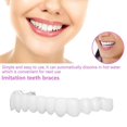 thumbnail image 2 of Smile Couverture pour Fausses Dents Dentaires Facettes Smile Parfaites Ajustement Confortable Flex Dents de Dentier, 2 of 5