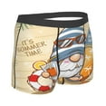 thumbnail image 3 of Disketp Hello Summer Cute Gnome Men'S Boxer Briefs,Soft And Breathable Cotton Underwear With Comfortflex Waistband, 3 of 9