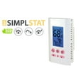 thumbnail image 1 of KING K702E-2 SimplStat Electronic Line Voltage Thermostat with Programmable Presets, 208/240V, 16A, Double Pole, 1 of 3