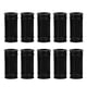 thumbnail image 1 of 10 piezas de adaptador de tubería de agua potable para alimentación de aves de corral, de plástico, para granjas de pollos, ganado, color negro, 1 of 10