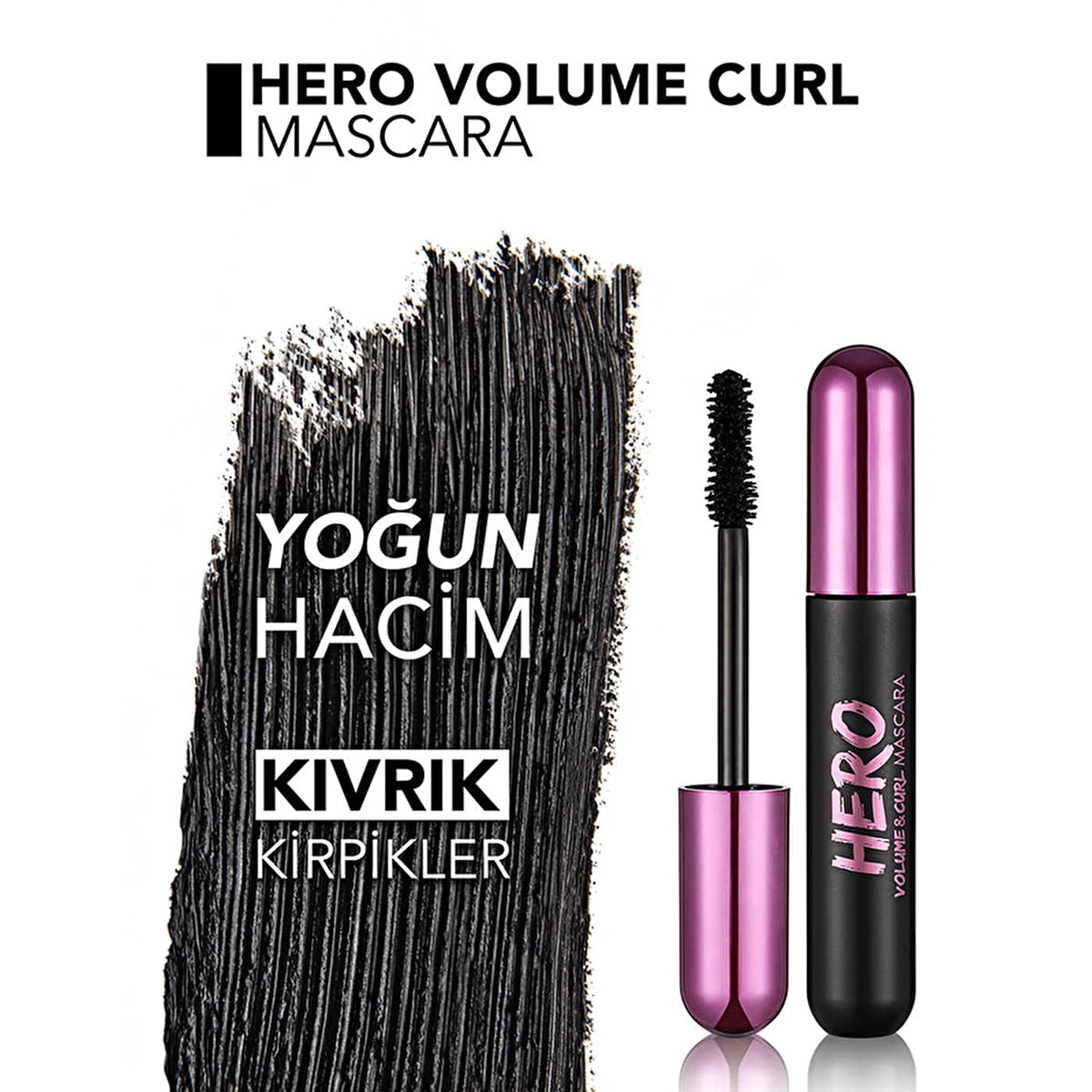 Flormar Hero Volume & Curl Intense Volumizing Curling Mascara 10ml