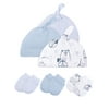Little Star Baby Boy 6 Pk Hats & Mittens Set, Size Newborn-9 Months