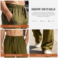 thumbnail image 5 of REDESS Mens Sweatpants Soft Fleece Straight Active Casual Jogger Pants Running Workout Gym Pants with Pockets, 5 of 7