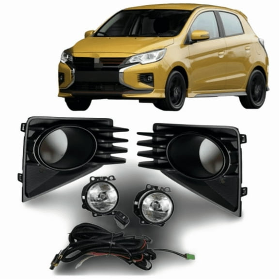 Set Front Fog Light Lamp Assembly For 2020-2024 for Mitsubishi for Mirage G4 Attrage