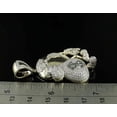 thumbnail image 3 of 2.00Ct Round Cut Moissanite Men's Globe Money Bag Pendant 14k Yellow Gold Finish, 3 of 3