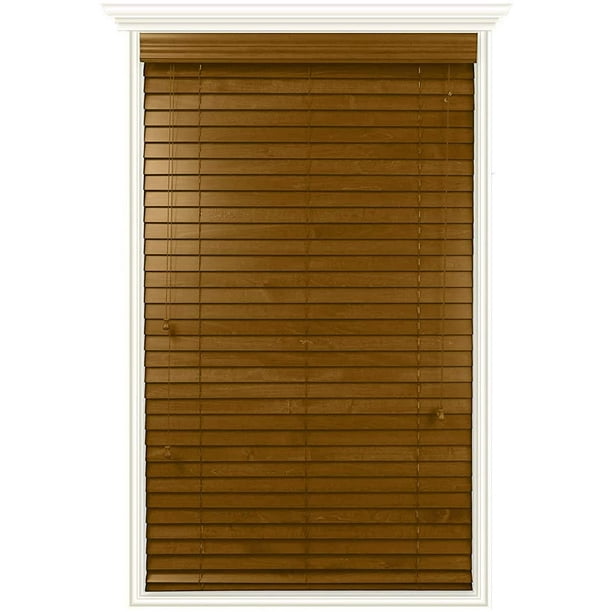 Luxr Blinds CustomMade Wood Horizontal Window Blinds Golden Oak Inside Mount Inside Mount